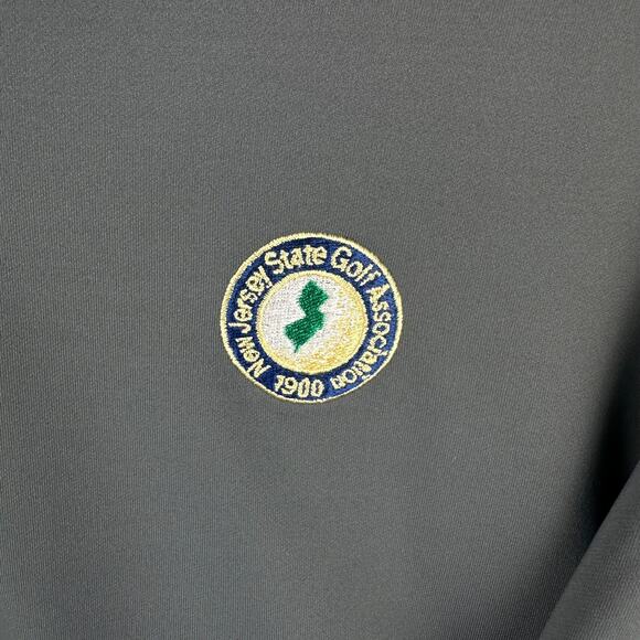 Peter Millar Summer Comfort  x NJGA Men's Size L 1/4 Zip Quarter Zip Long Sleeve - Picture 9 of 10